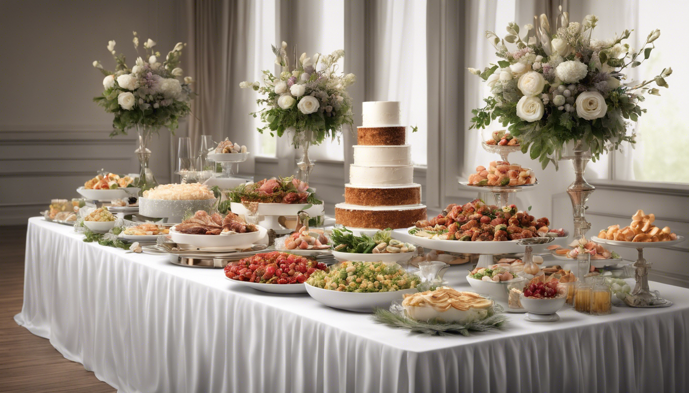Comment composer un buffet léger et élégant pour un mariage ?